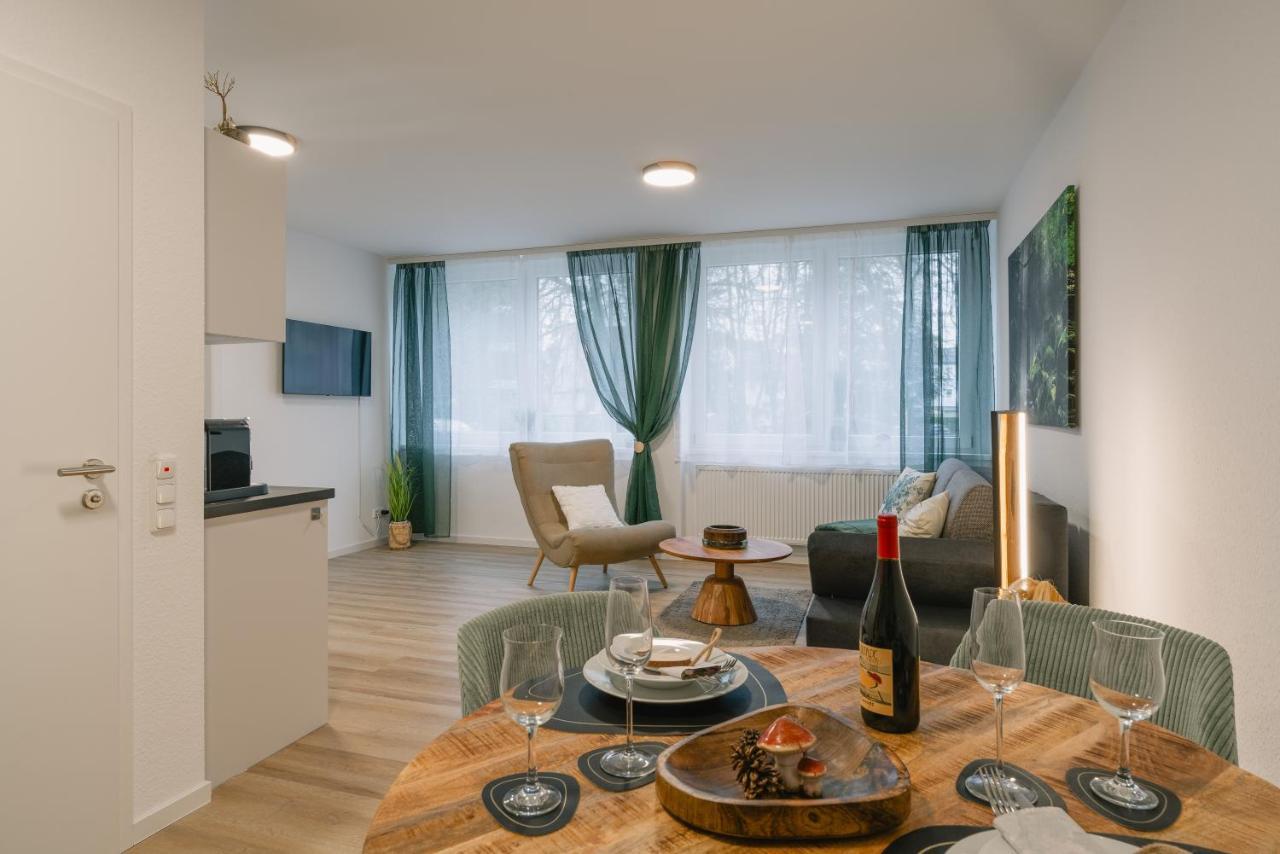 Modernes 2-Zimmer Themen-Apartment Im Zentrum Bayreuth Bagian luar foto
